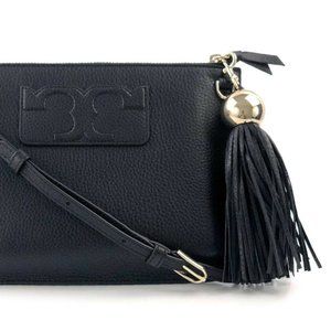 Tory Burch black leather crossbody bag